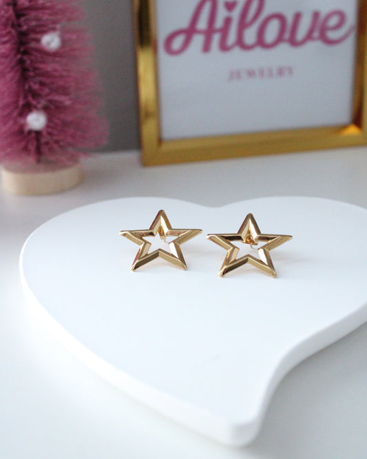 Large Star Earrings