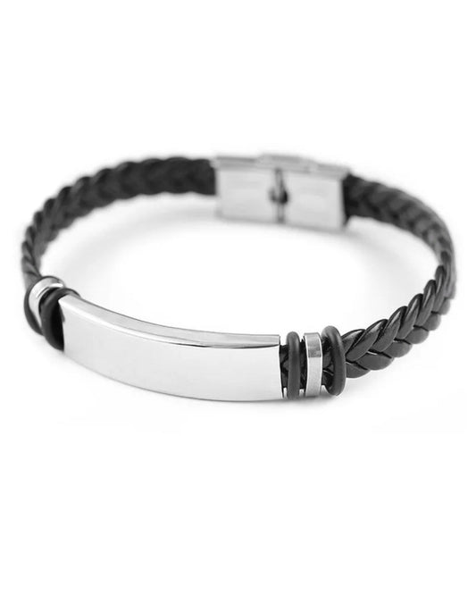 Personalized Men's Braided Bracelet